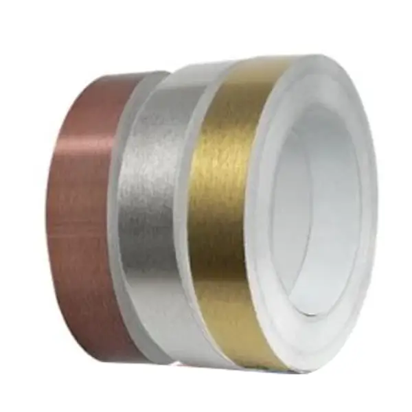 Flat Coil Aluminum 0.6x40/50mm Brushed Silver